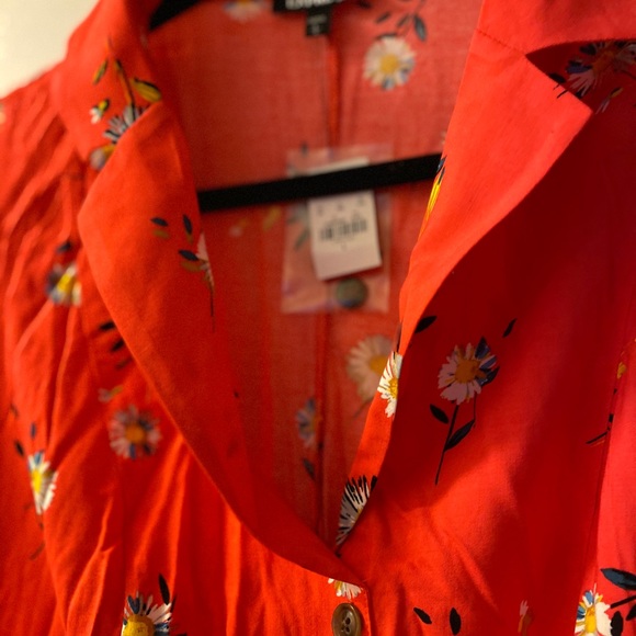 DONATED TO CHARITY Beautiful EXPRESS floral mini dress - Picture 3 of 5